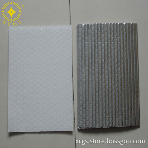 aluminium foil bubble with white vinyl